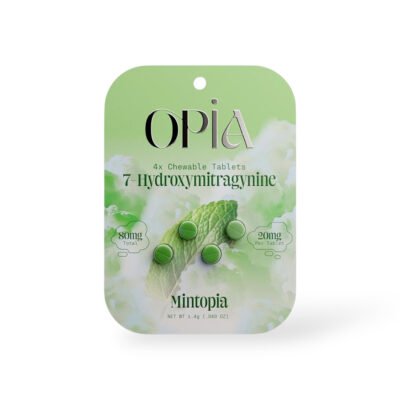 Opia 20mg 7-Hydroxymitragynine Mintopia Chewable Tablets 4ct