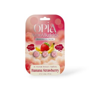 Opia Nano Alkaloid Chewable Tablets Banana Strawberry 200mg
