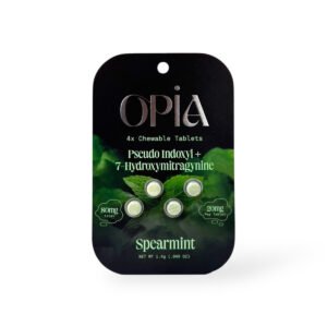 Opia Pseudo + 7OH Chewable Tablets Spearmint 80mg