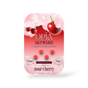 Opia Skyward 7-Hydroxymitragynine Sour Cherry Chewable 130mg Tablet