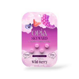 Opia Skyward 7-Hydroxymitragynine Wild Berry Chewable 130mg Tablet